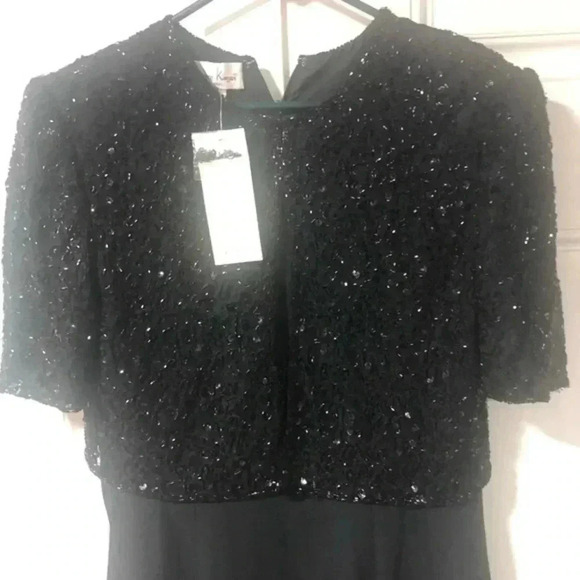 Laurence‎ kazar brand formal black dress plus size xl - Picture 3 of 6